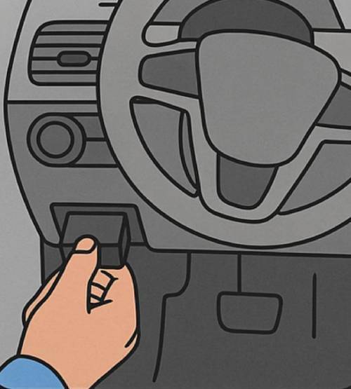 Plug into car
